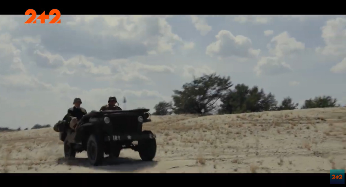 Ford GPW на зйомках передачі про генерала Патона