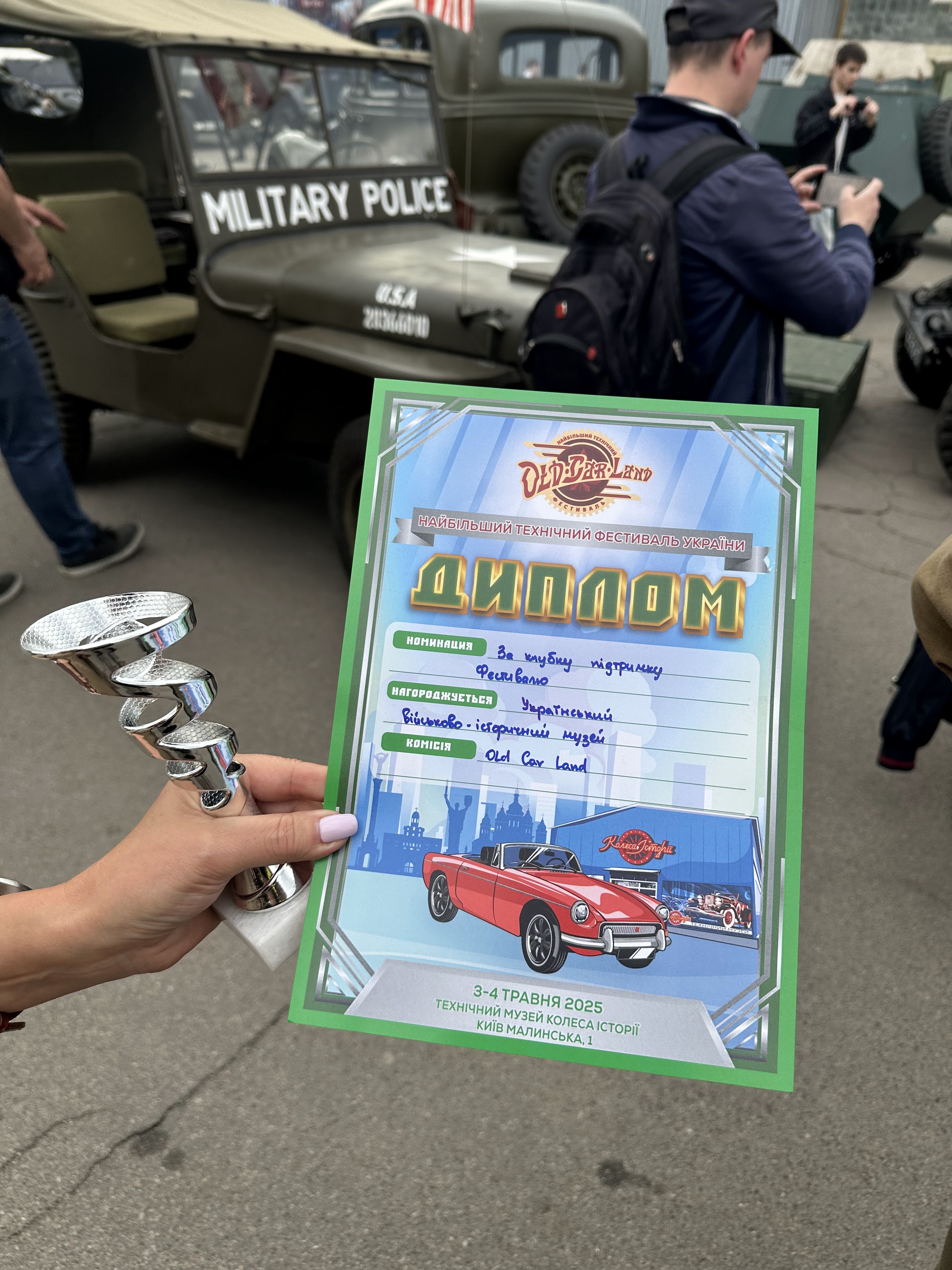 Нагороди за участь у виставці